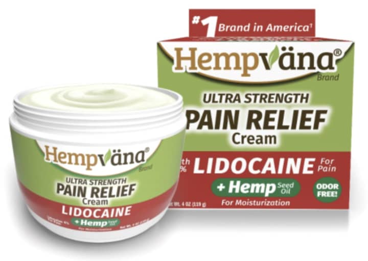 Hempväna Ultra Strength Pain Relief Cream with Lidocaine