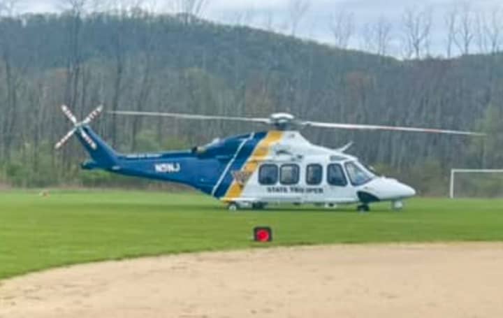 A victim was taken to a nearby trauma center after falling down a flight of stairs in Warren County, authorities said.