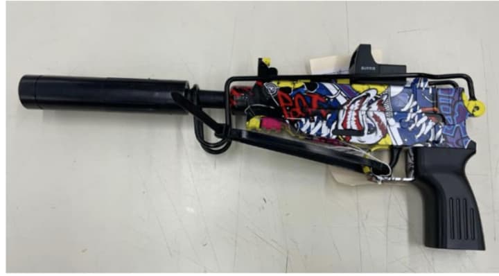 The gun seized from the juvenile.