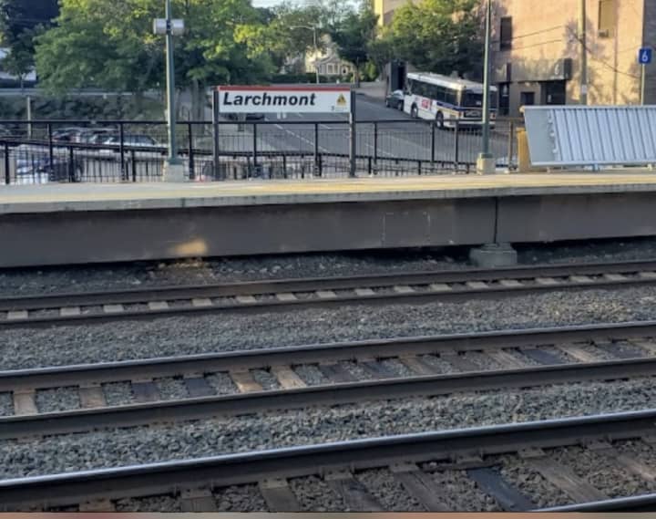 <p>A person on the tracks near the Larchmont Station was hit and killed.</p>