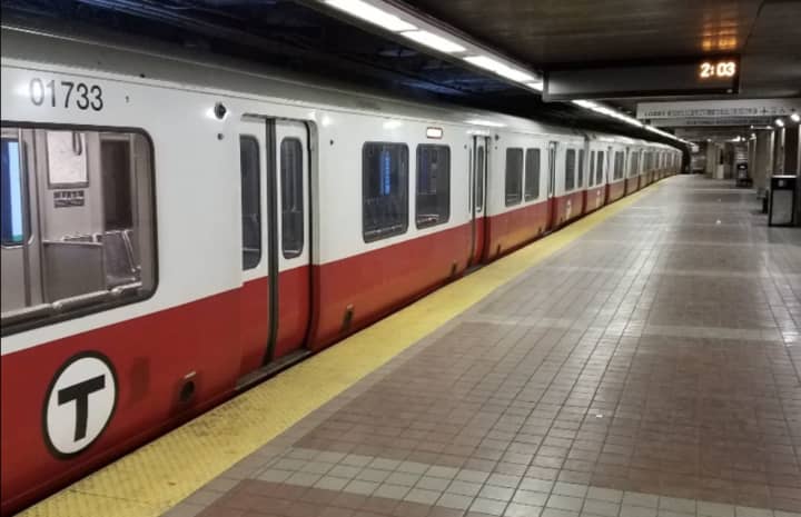 Transit police said Sean Kenneally began cursing and spitting on Red Line riders waiting for a train at the Fields Corner Station on Tuesday. He punched and bit an MBTA inspector when he came to find out what was the problem.