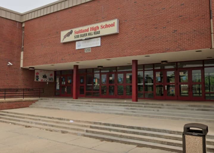Two students were arrested after bringing a gun to Suitland High School