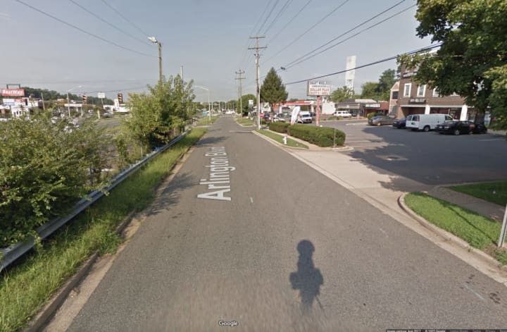 The woman was approached in the 7200 block of Arlington Boulevard in Falls Church