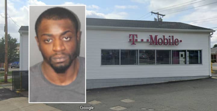 A judge sentenced Dennis Martin of Boston to eight years in prison for his role in a 2019 armed robbery of the T-Mobile store on Belmont Street in Brockton.