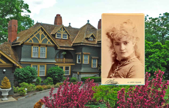 Lotta Crabtree and her Mount Arlington home.