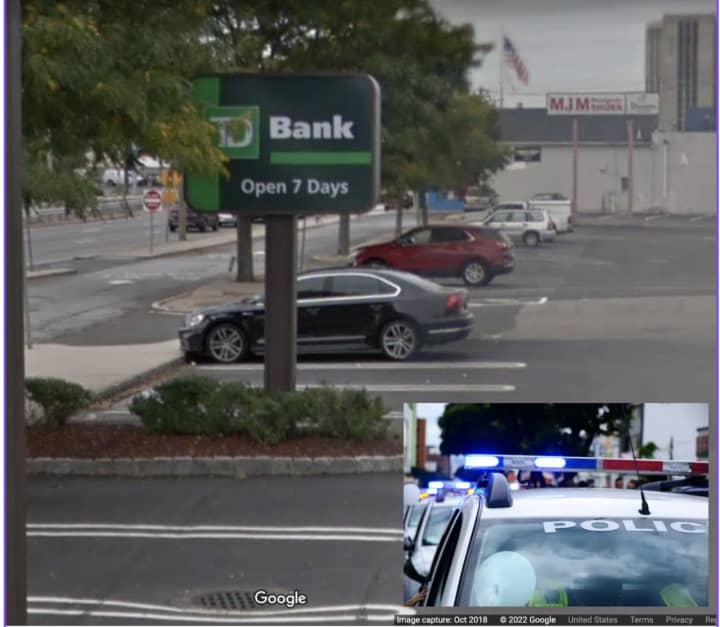 The area of the bank robbery.