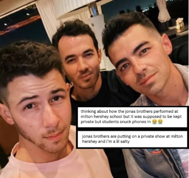 The Jonas Brothers gave Pennsylvania students what should&#x27;ve been a secret performance.