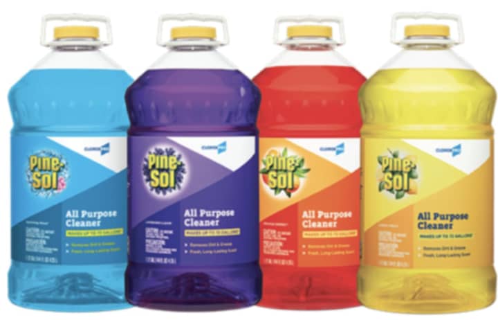 Recalled CloroxPro Pine-Sol All Purpose Cleaners in Sparkling Wave, Lavender Clean, Orange Energy, and Lemon Fresh Scents