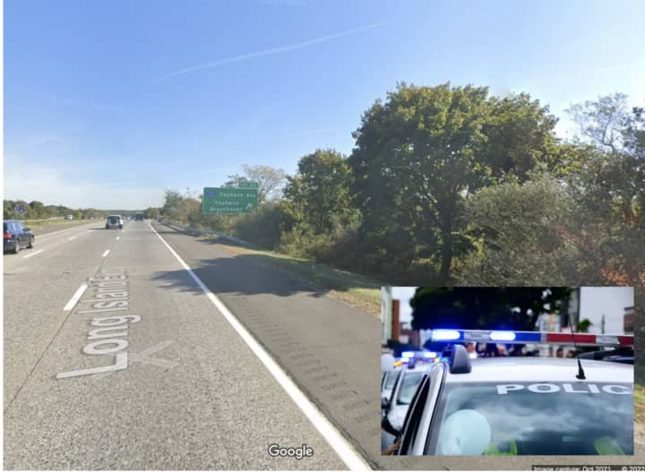 The area of the serious crash.