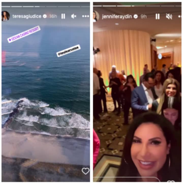 Teresa Giudice and Jennifer Aydin brought their families to Atlantic City for the weekend.