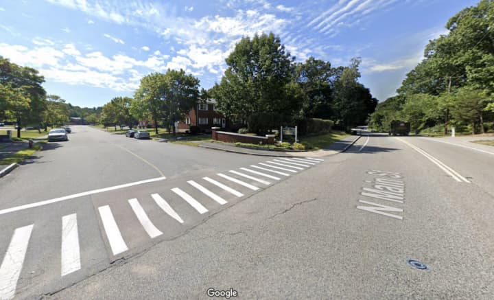 The pedestrian was hit at the intersection of North Main Street and Bayberry Drive in Sharon