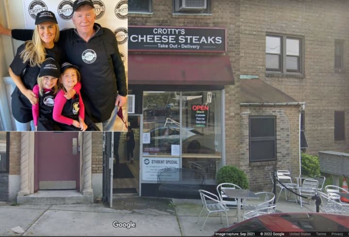 The owners of Crotty&#x27;s Cheesesteaks, located in New Rochelle.