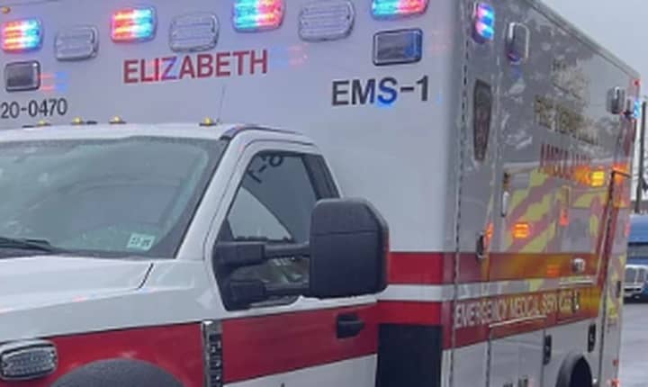 Elizabeth FD ambulance.