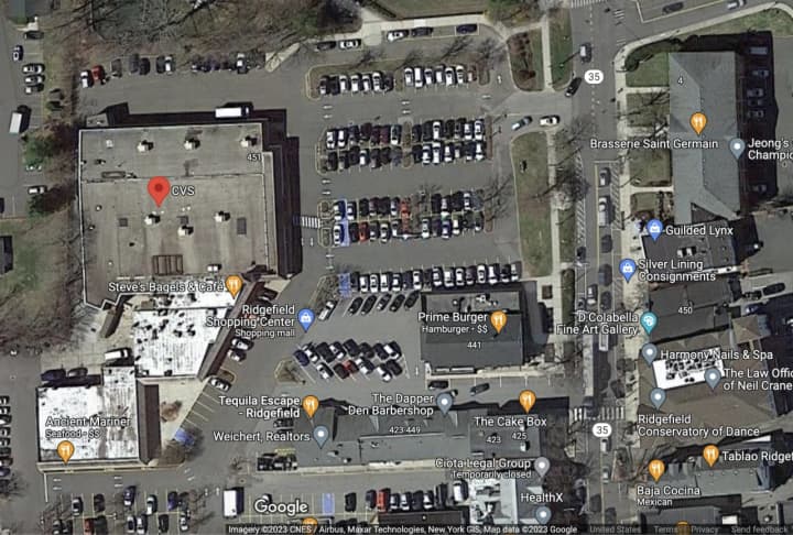The gas leak began in the parking lot of the CVS located at 467 Main St. in Ridgefield.