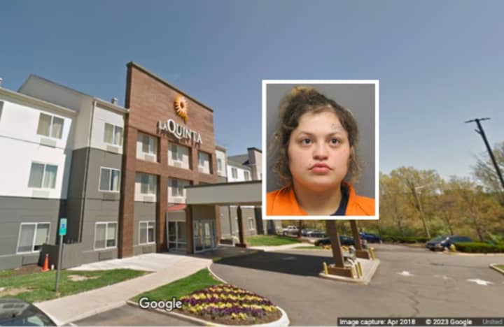 Jasmine Cortes has been charged in the incident at LaQuinta Inn at 6950 Nova Way in Manassas.