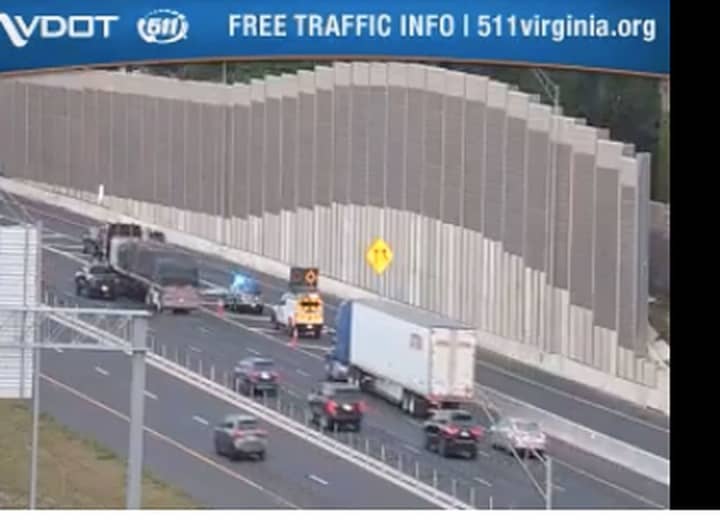 A crash on I-66 had traffic piled up for miles Wednesday evening, Sept. 13.