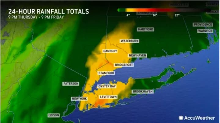 A look at rainfall totals from the slow-moving storm system that arrived on Friday, Sept. 29, and is lingering into Saturday, Sept. 30.