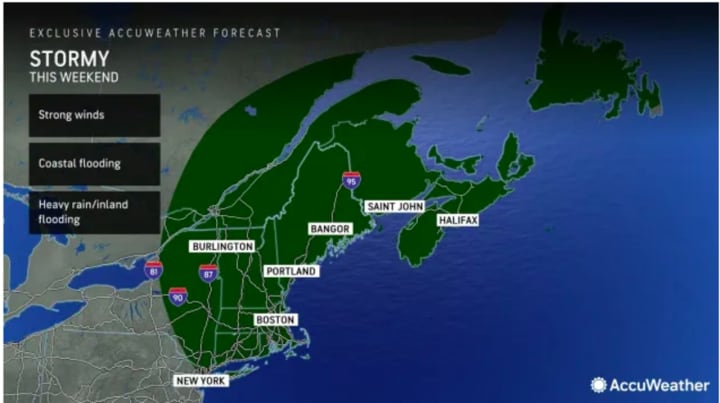 Rain, gusty winds, and a risk of flooding would accompany the possible weekend Nor&#x27;easter.
