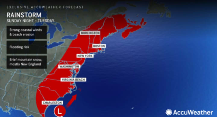 Another storm is expected to slam the East Coast starting Sunday, Dec. 17.