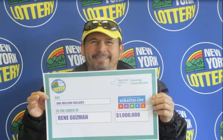 Bedford Hills resident&nbsp;Rene Sandoval Guzman claimed his $1 million prize after buying a winning scratch-off ticket in Mount Kisco.&nbsp;