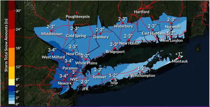 New Snowfall Projection Map Parts Of Westchester Could See 4 Inches Of new-snowfall-projection-map-parts-of-westchester-could-see-4-inches-of