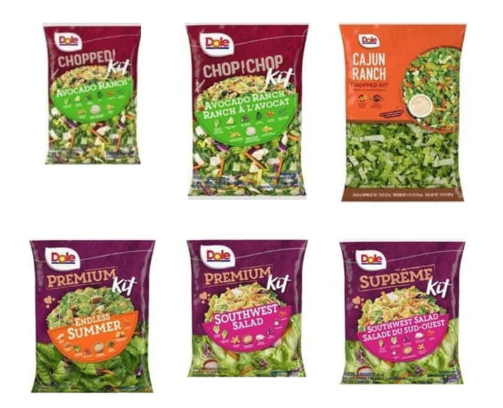 A look at six of the recalled salads.