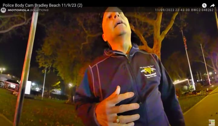 Bodycam footage shows Bradley Beach Police Chief Guida suspending a sergeant during a DWI investigation.