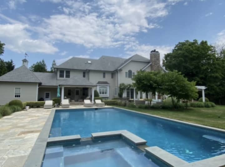 The $3.45 million home for sale on Audubon Drive in Princeton.