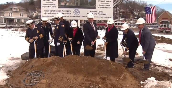 Officials on Wednesday broke ground on the new Peekskill firehouse at Main and Broad streets.