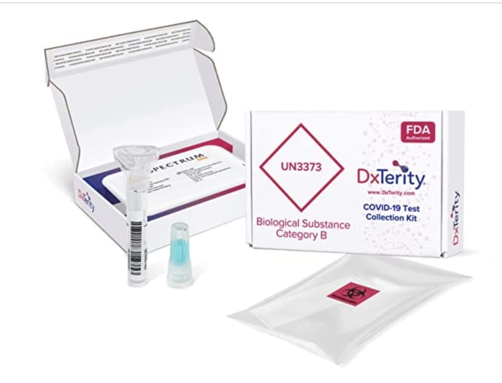 DxTerity COVID-19 at-home test kit