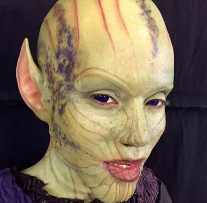 Lori Livingston as a Skrull.