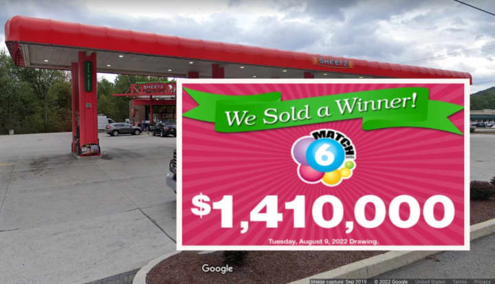The Sheetz wherethe winning lottery ticket was sold.