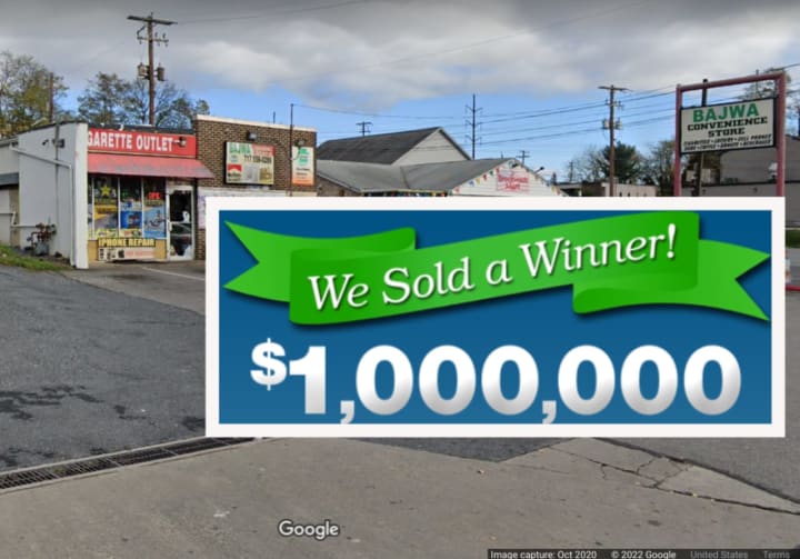 The store where the winning $1 million ticket was sold in Harrisburg.
