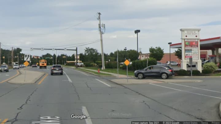 The area where teh robbery happened in Lititz.