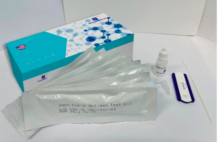 COVID-19 antigen test kits.