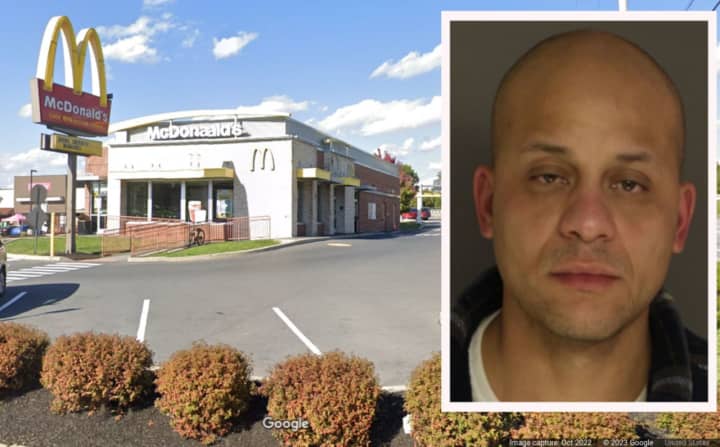 Daniel Wand and the McDonald&#x27;s where he allegedly urinated.
