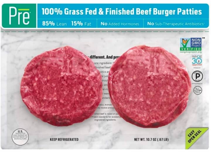 A look at the raw ground beef burger patties being recalled that may be contaminated with extraneous materials, specifically pieces of white neoprene, a synthetic rubber.