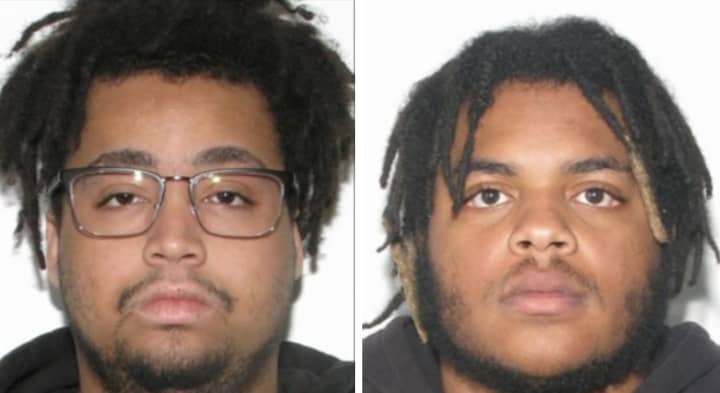 Desmond Harris, 20, of Centreville (left) and Antwan Christopher Williams, 22, of Stafford