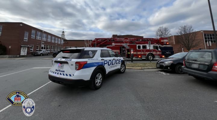 The building was temporarily evacuated in Loudoun County.