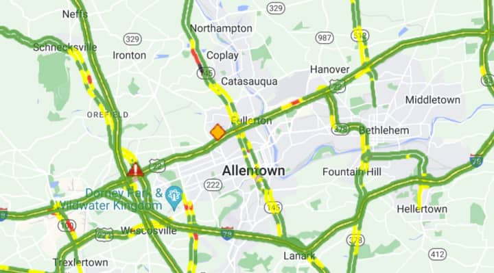 511 PA traffic map