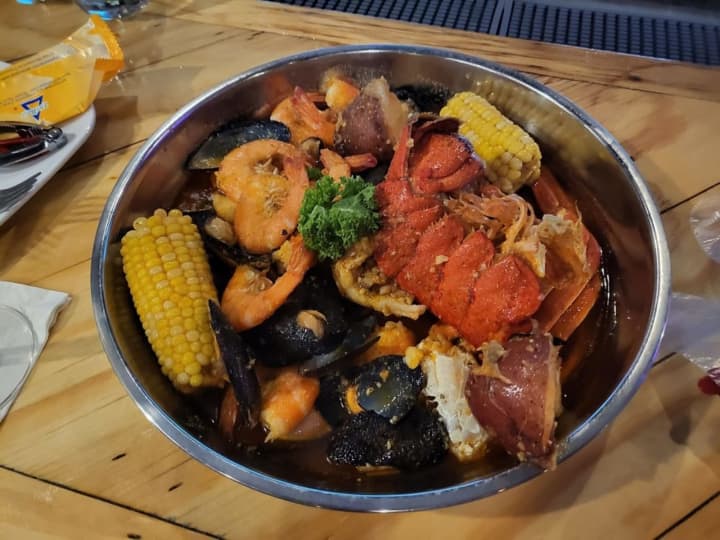 A dish served at Sexy Crab