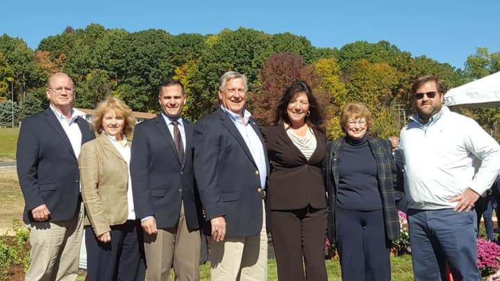 Elected officials gathered to open Artisan’s Park Overlook in Amenia. The park is part of the Silo Ridge project and will be open to the public dawn to dusk weather permitting year-round.