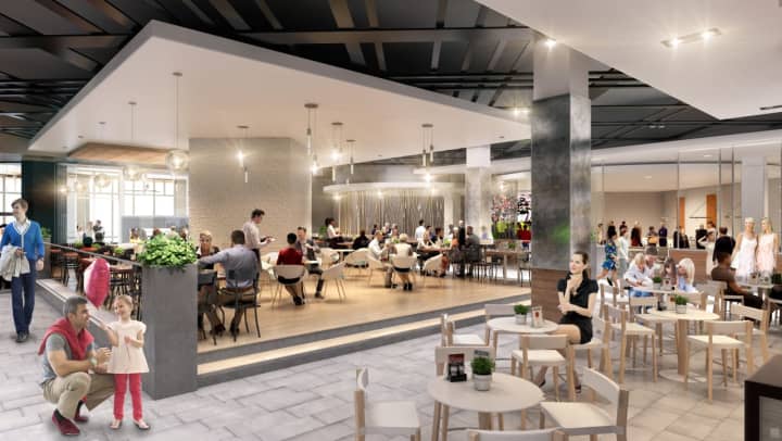 A rendering of the proposed new Food Hall at The Westchester.