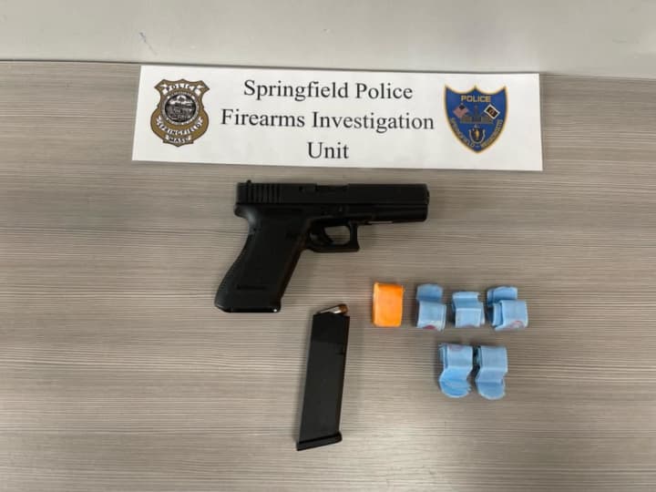 The Springfield Police Department said the drugs and the firearm were seized at about 7 p.m. on Saturday, July 31.