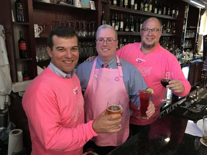 State Rep. Steve Stafstrom, City Council President Tom McCarthy and Trumbull Planning &amp; Zoning Chair Fred Garrity, Jr. will be guest bartenders Oct. 11.