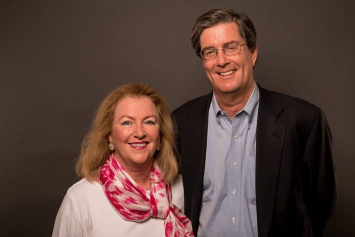 New Canaan residents Eleanor Meredith and Steve Monroe