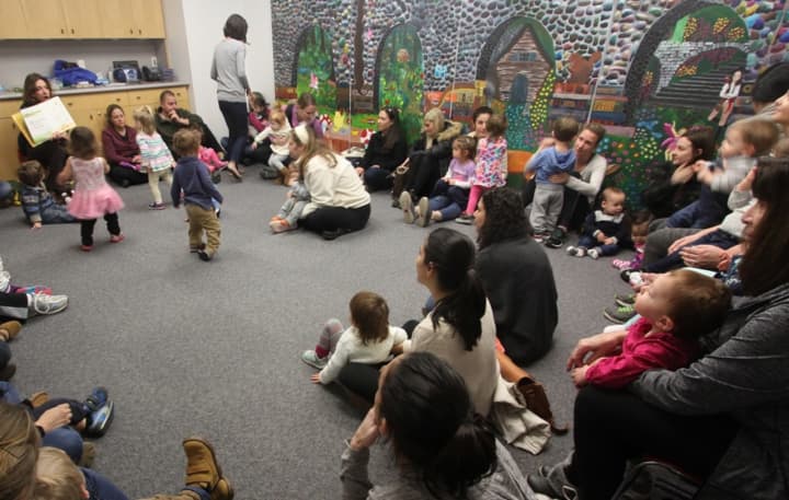 Storytime at the Mount Pleasant Library with &quot;Miss Debbie,&quot; is a popular event for children of all ages.