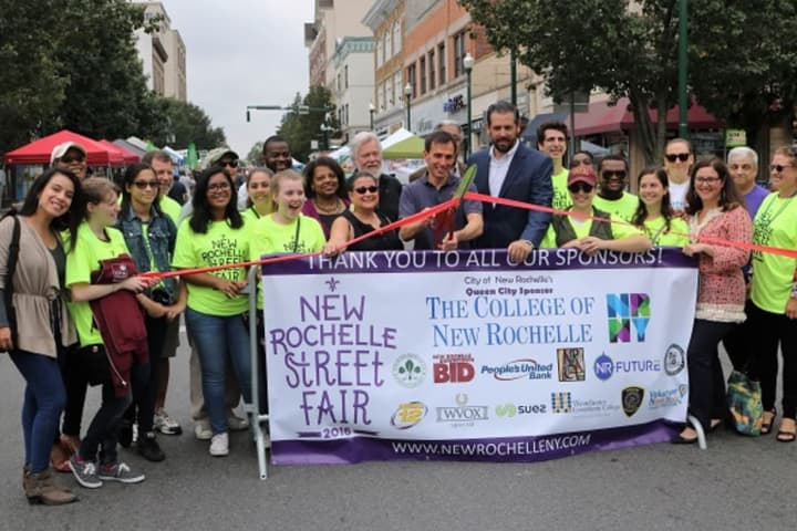 Sunday&#x27;s New Rochelle Street Fair drew thousands.