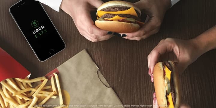 Burgers and fries are now a click away with UberEats and McDonald&#x27;s.