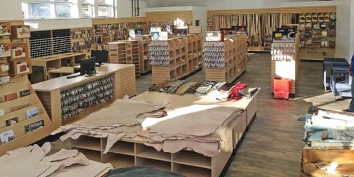 Tandy Leather, which opened on Main Street in Nyack in March, carries a wide array of leather, tools, hardware and other things needed to make leather objects.